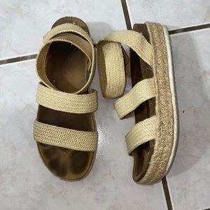 Platform boho sandals